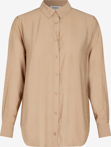 modström - Blusa 'Christopher' en beige: frente