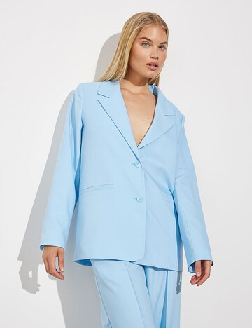 mbym - Blazer 'Adison' em azul: frente