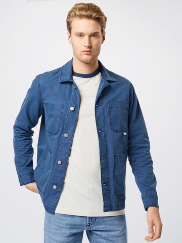 FARAH Between-Season Jacket 'MISSOULA WORKER' in Blue: front