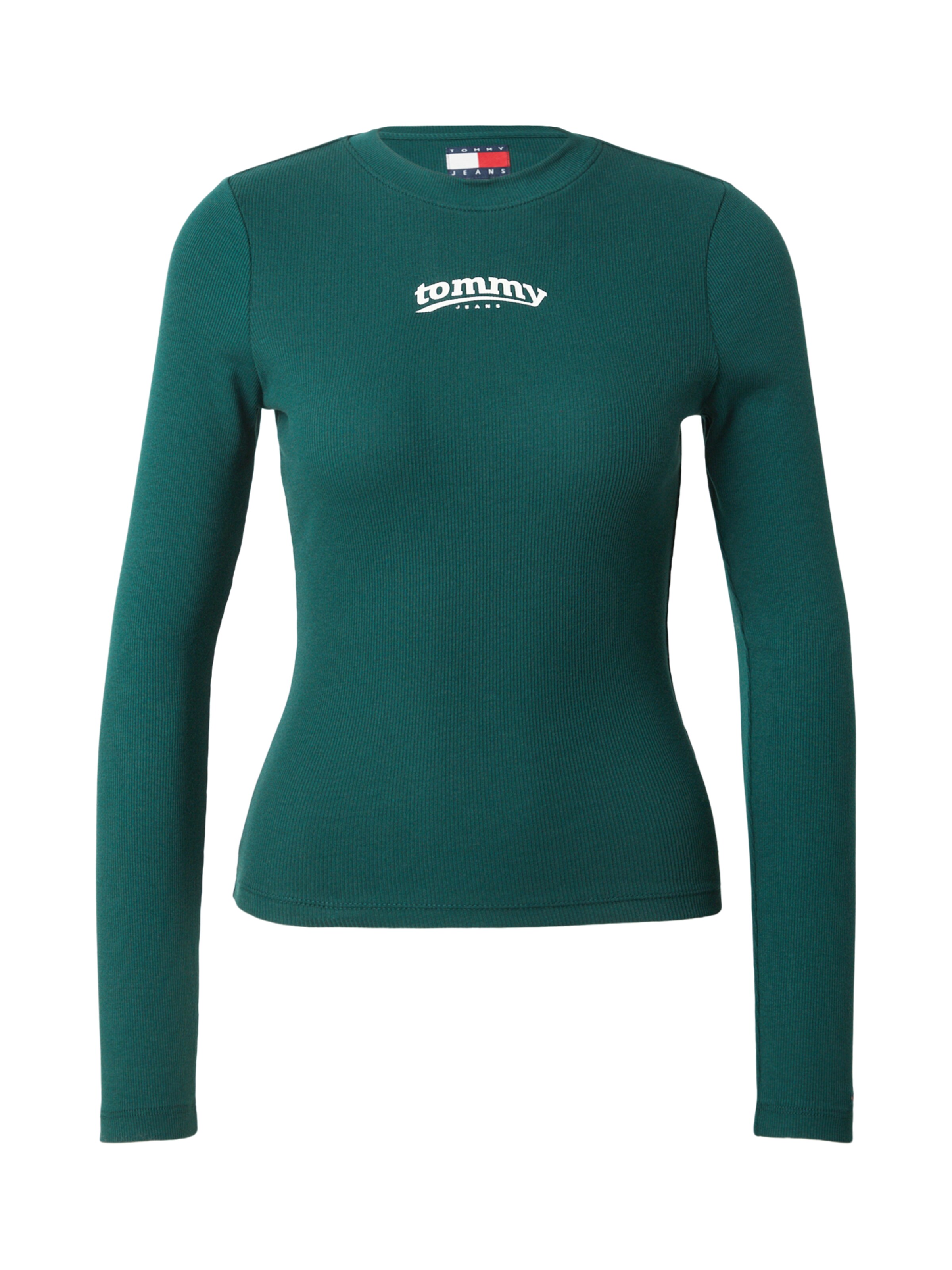 T-shirt 'ESS' Tommy Jeans en vert : devant