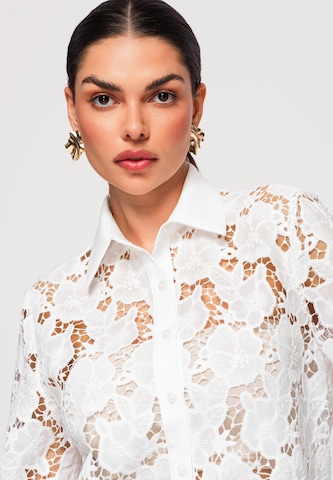 Chemisier 'OW-SH-E0025' Ombre en blanc