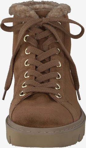 Paul Green Lace-Up Ankle Boots in Brown