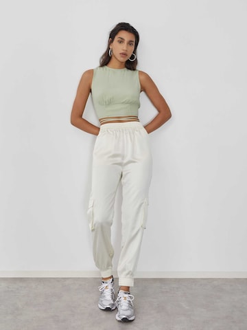 LeGer by Lena Gercke Tapered Pants 'Leni' in White