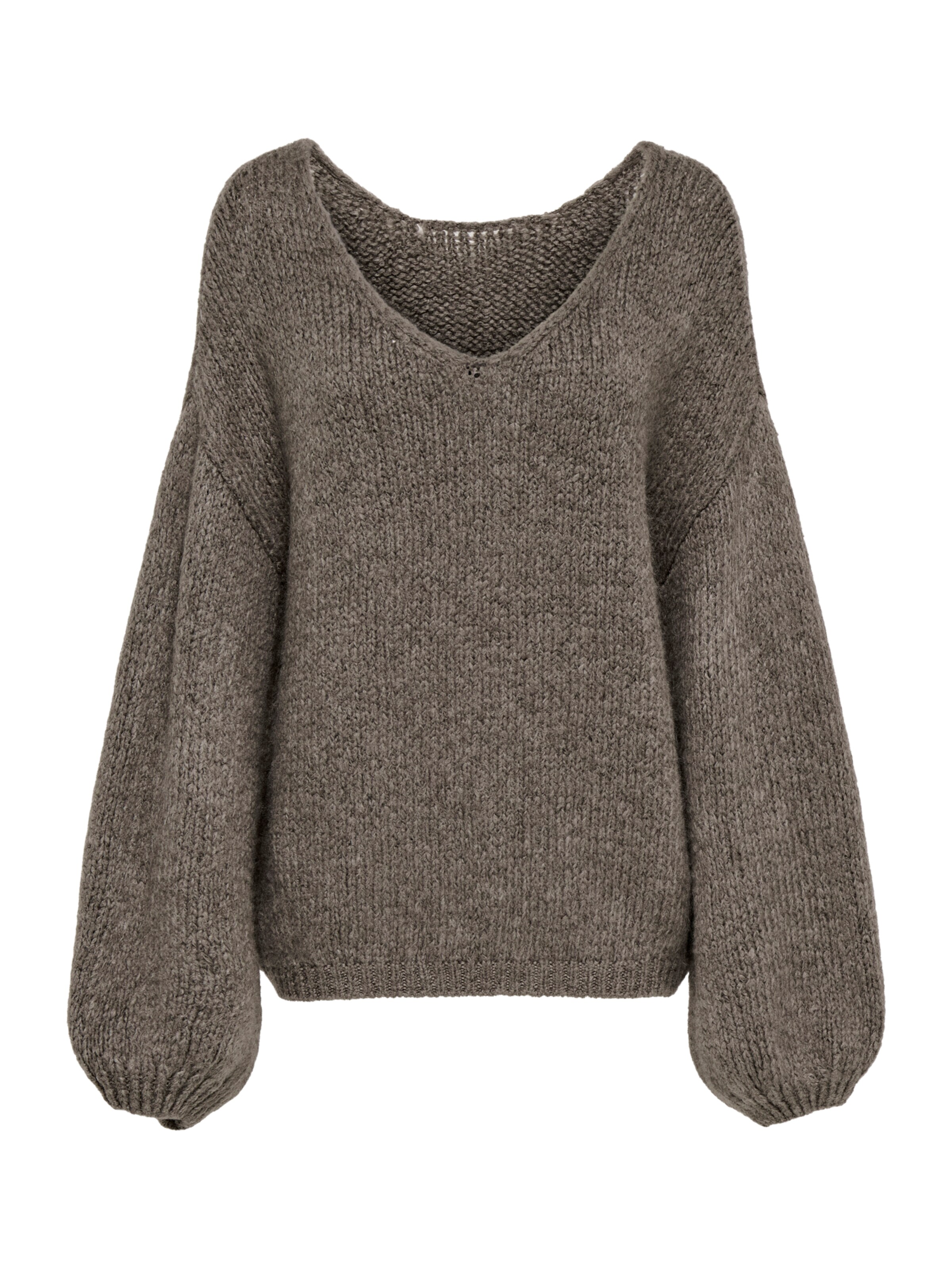 JDY Pullover 'JDYDINEA' in Braun: Vorderseite