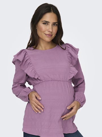 Only Maternity Blouse in Purple