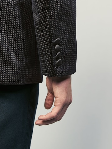 Coupe regular Veste de costume Next en noir