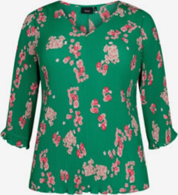 Zizzi Blouse 'CACATHRINE' in Green: front