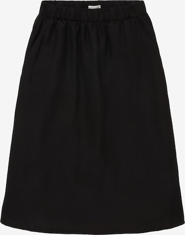 TOM TAILOR Skirt in Black: front