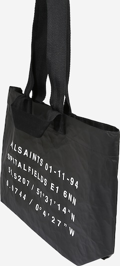 Plase de cumpărături AllSaints pe negru / alb, Vizualizare produs