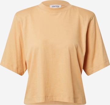 EDITED Shirt 'Cecelia' in Beige: voorkant