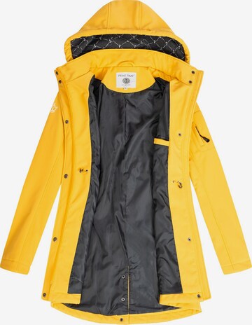 Cappotto funzionale di Peak Time in giallo