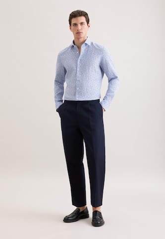 SEIDENSTICKER Slim fit Button Up Shirt in Blue