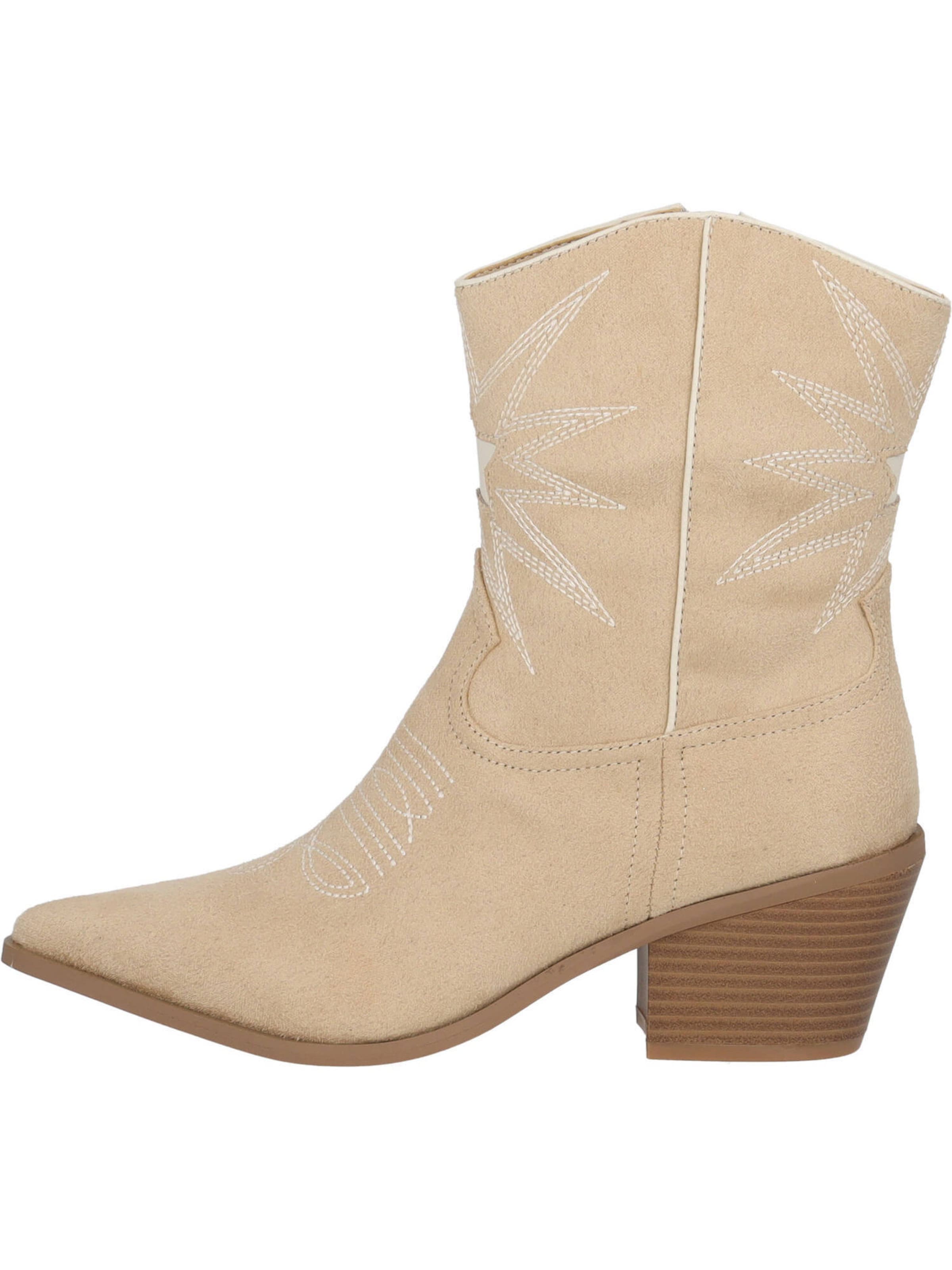 LA STRADA Ankle Boots in Beige