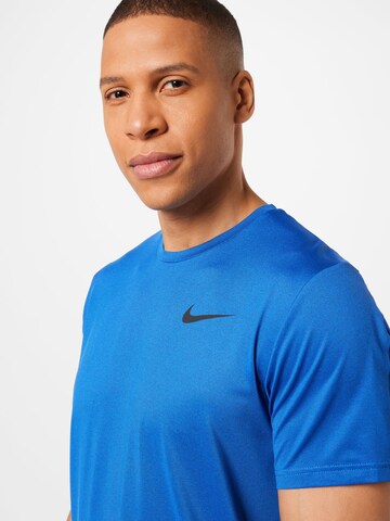 NIKE Performance shirt 'Pro' in Blue