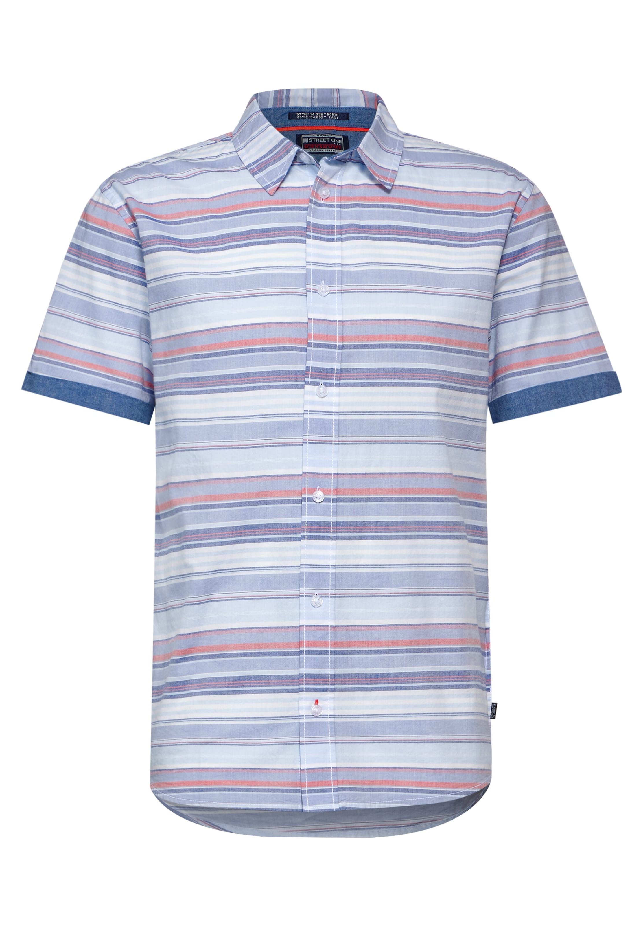 Street One MEN Regular Fit Hemd in Mischfarben: Vorderseite