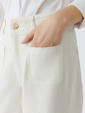 OUI Wide Leg Jeans in Weiß