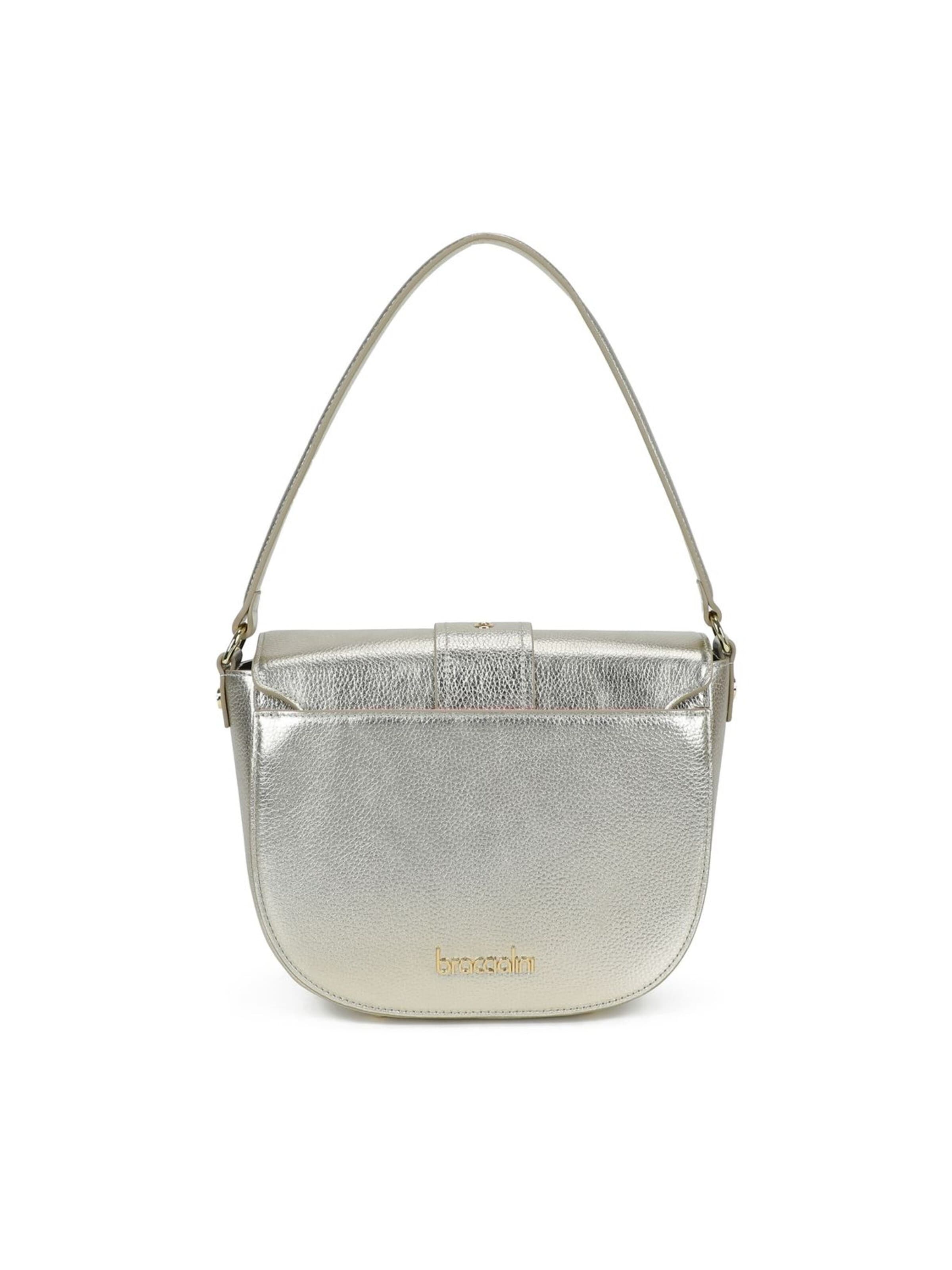 Braccialini - Bolso de hombro 'Baroque' en plata