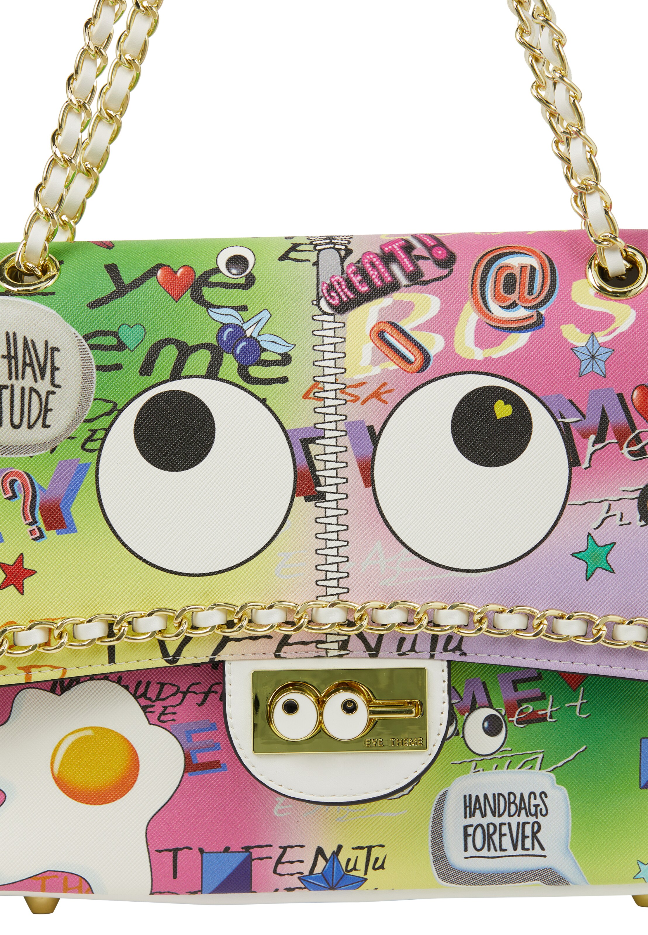 MYMOTorba za na rame 'Pop Eyetheme' - zelena boja