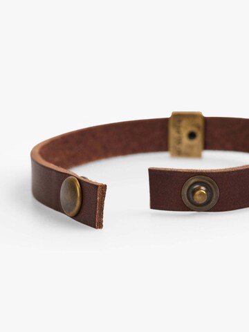 Scalpers Βραχιόλι 'Prince Bracelet' σε καφέ