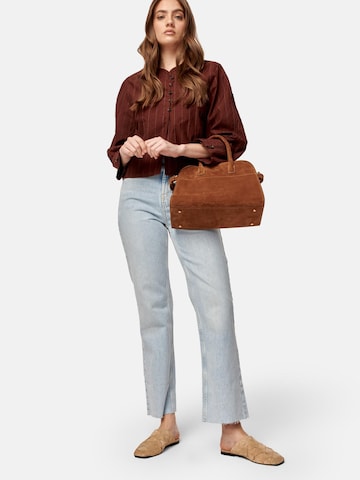 L37 HANDMADE SHOES - Bolso de mano 'BON VOYAGE MINI' en marrón