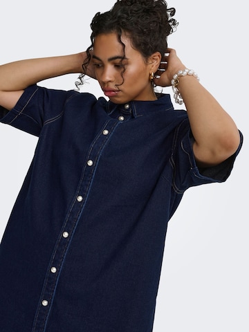 ONLY Carmakoma - Vestido camisero 'CARMadeline' en azul