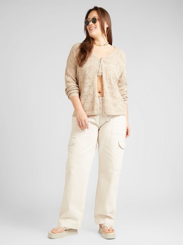 ONLY Carmakoma Strickjacke 'DANA' in Beige