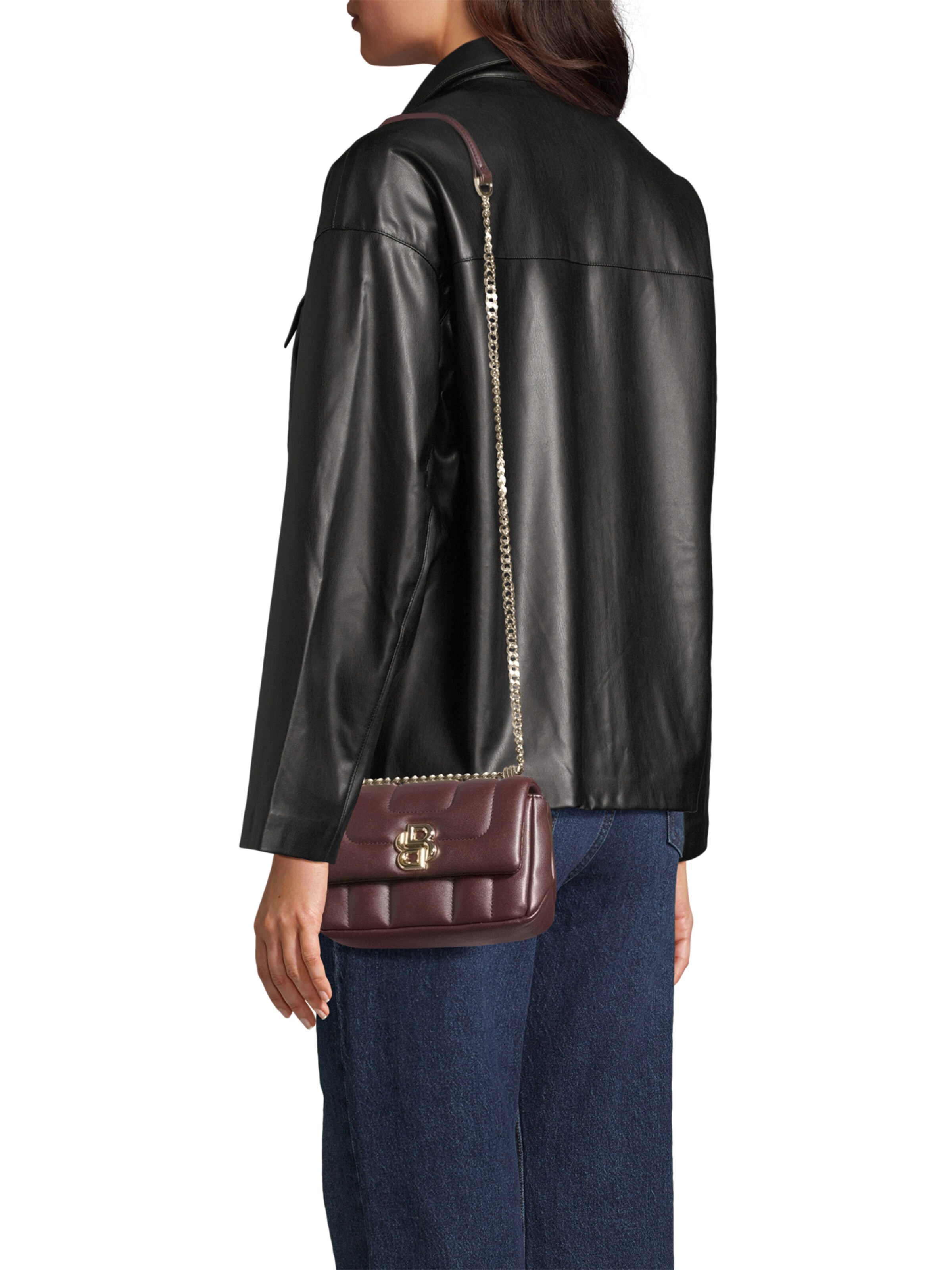 BOSS Crossbody bag 'B_ICON' in Purple