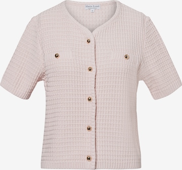 Cardigan Marie Lund en rose : devant