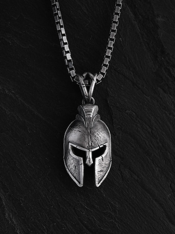 REYTEL Pendant 'SPARTAN HELMET' in Silver: front