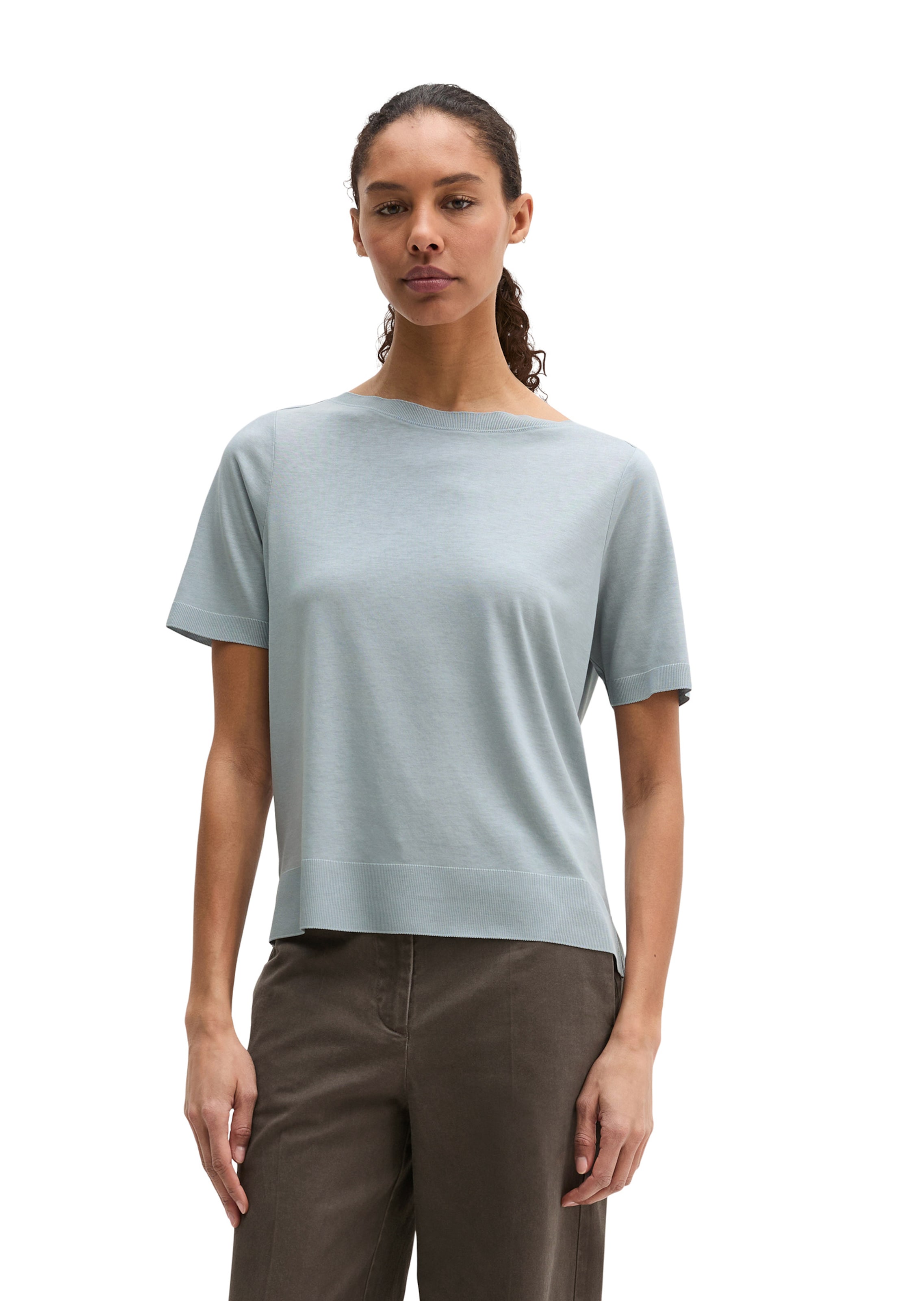 Marc O'Polo T-Shirt in Grau: Vorderseite