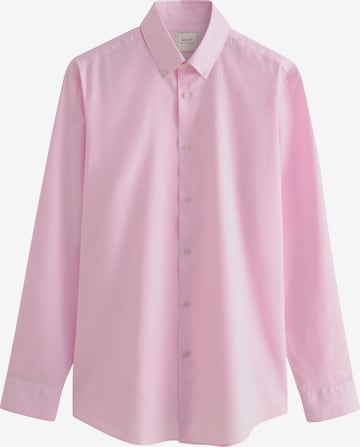 Next Button Up Shirt in Pink: front