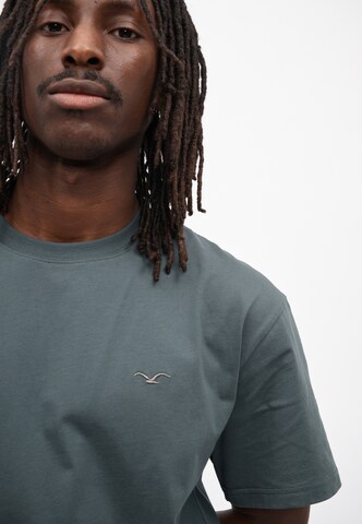 Cleptomanicx T-Shirt 'Boxy Tee Ligull Boxy Crop' in Grau