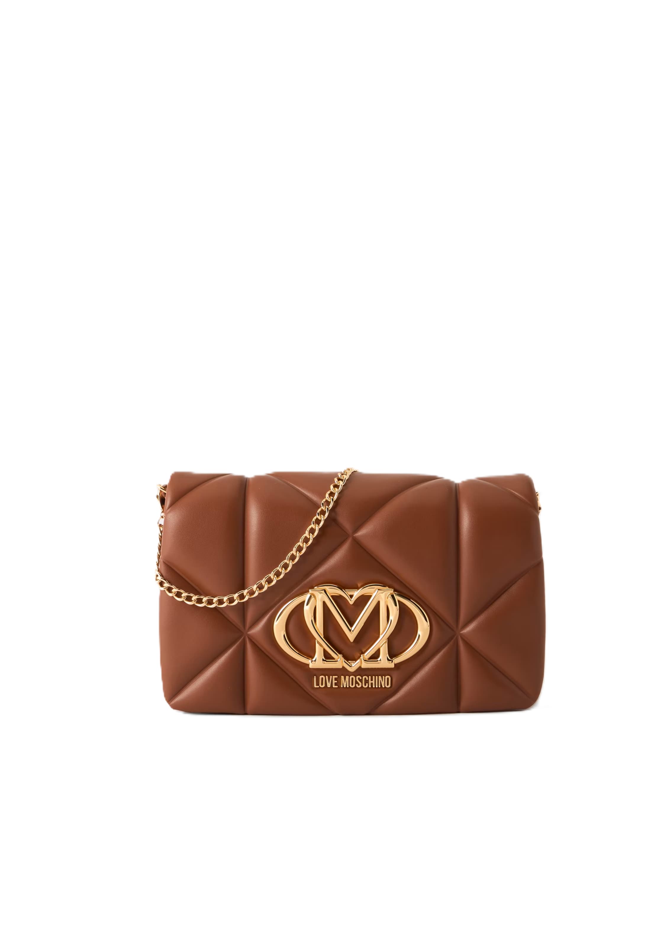 Love Moschino Clutch in Braun: Vorderseite