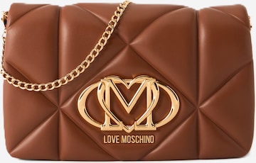 Love Moschino Clutch in Braun: Vorderseite