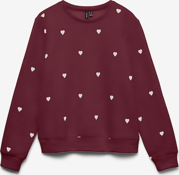 Felpa 'VMNELLIS' di VERO MODA in rosso: frontale