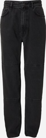 DAN FOX APPAREL Tapered Jeans 'Lucien' in Zwart: voorkant