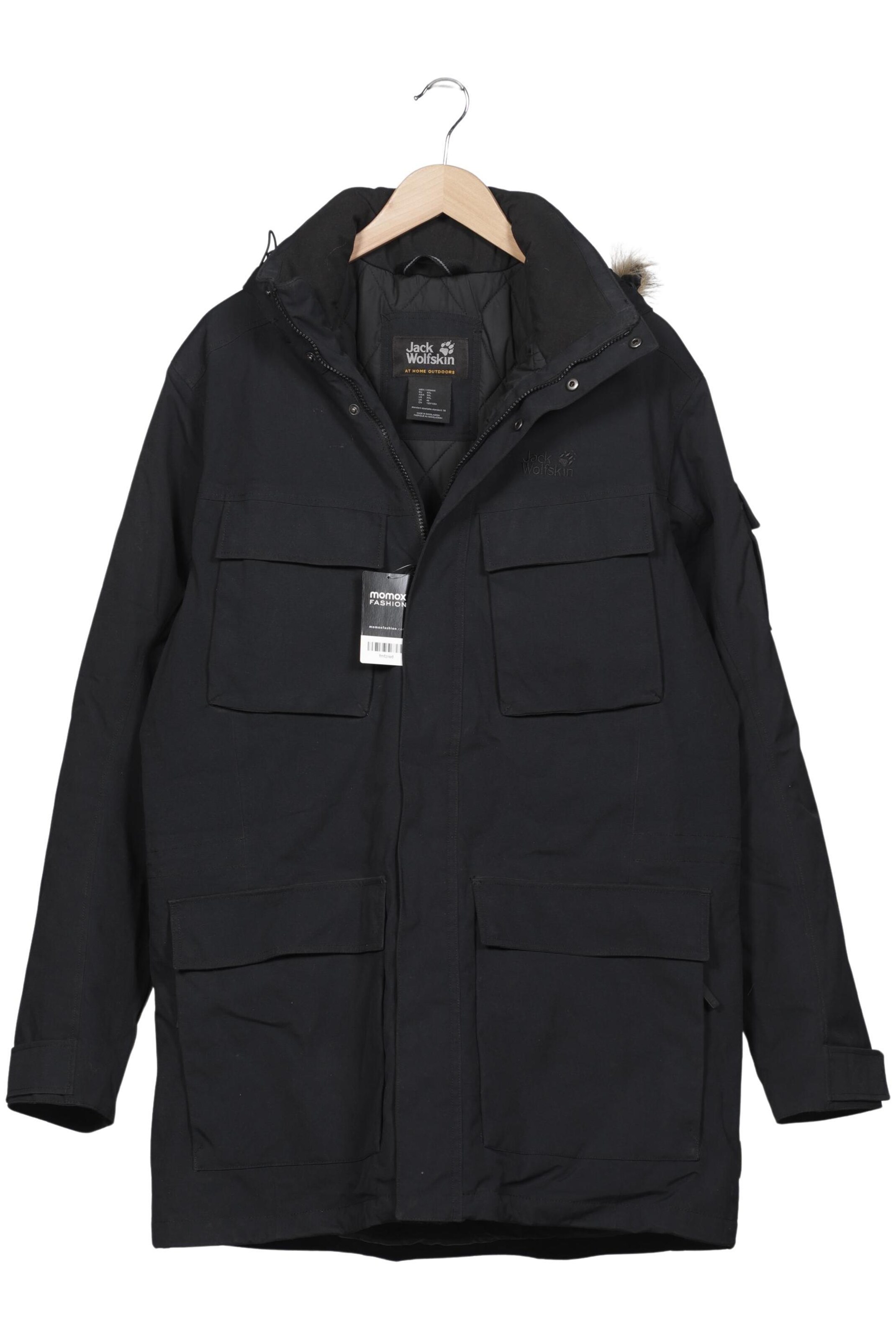 JACK WOLFSKIN Jacket & Coat in XXL in Black: front