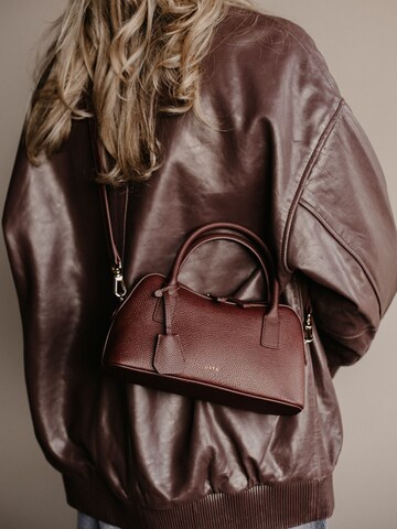 GIYA Amsterdam Handbag 'The Noni bag - burgundy red' in Red