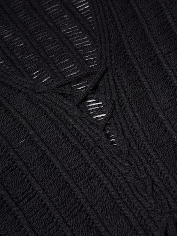 MANGO Knit Cardigan in Black