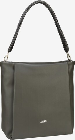 ZWEI Shoulder Bag 'Yuna' in Grey: front
