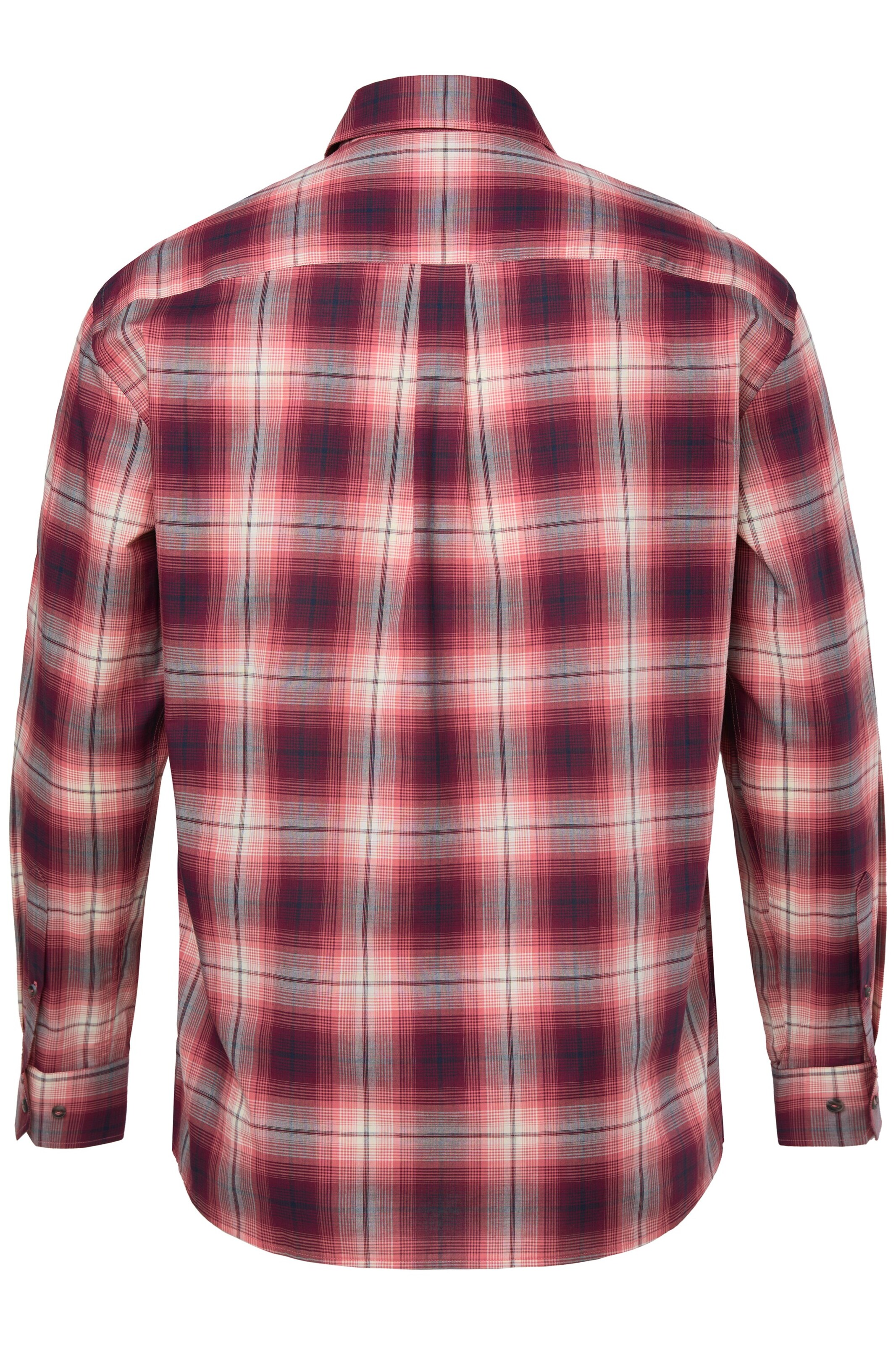 Men Plus Regular fit Overhemd in Rood