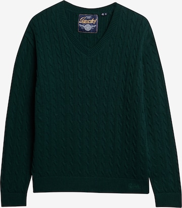 Superdry Trui in Groen: voorkant