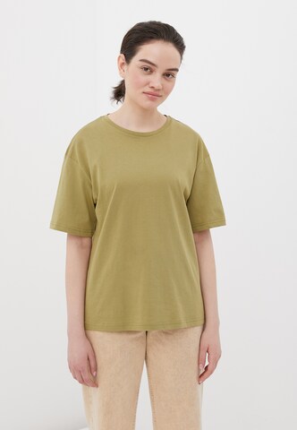 Finn Flare Shirt 'Basic' in Grün: Vorderseite
