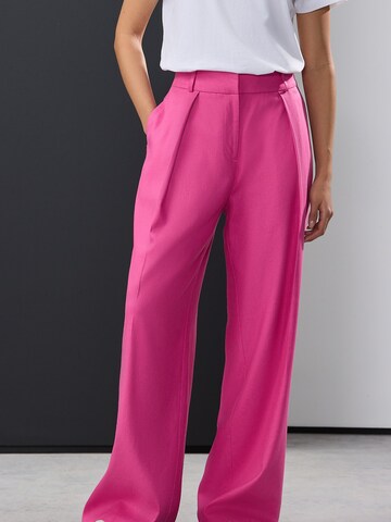 Wide Leg Pantalon Next en rose