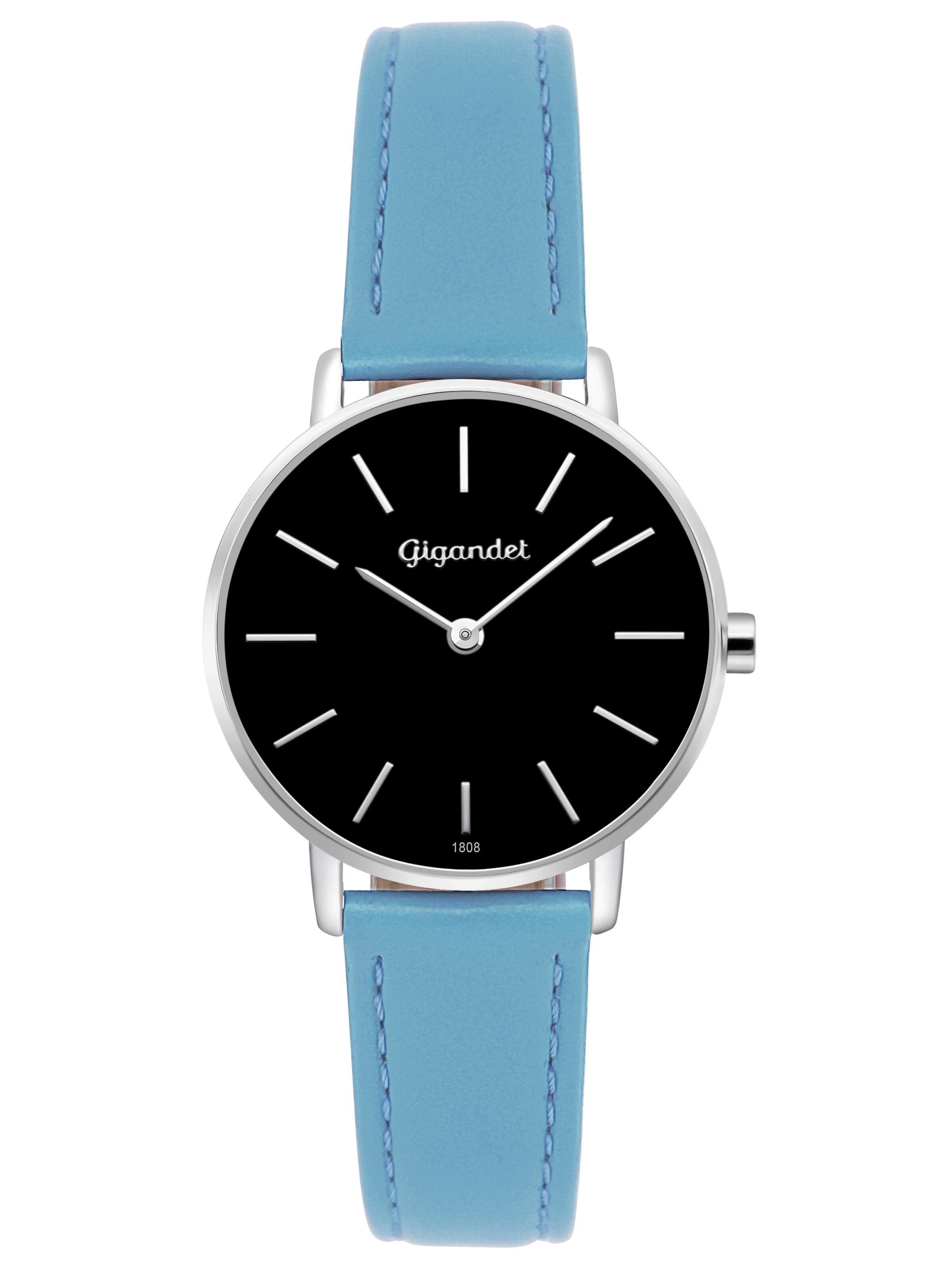 Gigandet Analog Watch 'MINIMALISM' in Black: front