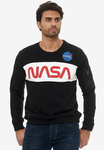 Redbridge Sweatshirt in Zwart: voorkant