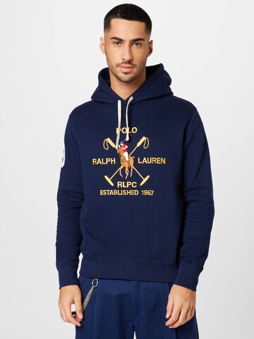 zils Polo Ralph Lauren Sportisks džemperis: no priekšpuses