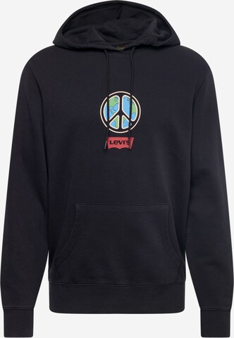 LEVI'S ® Sweatshirt in Zwart: voorkant