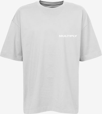 Multiply Apparel - Camiseta en gris: frente