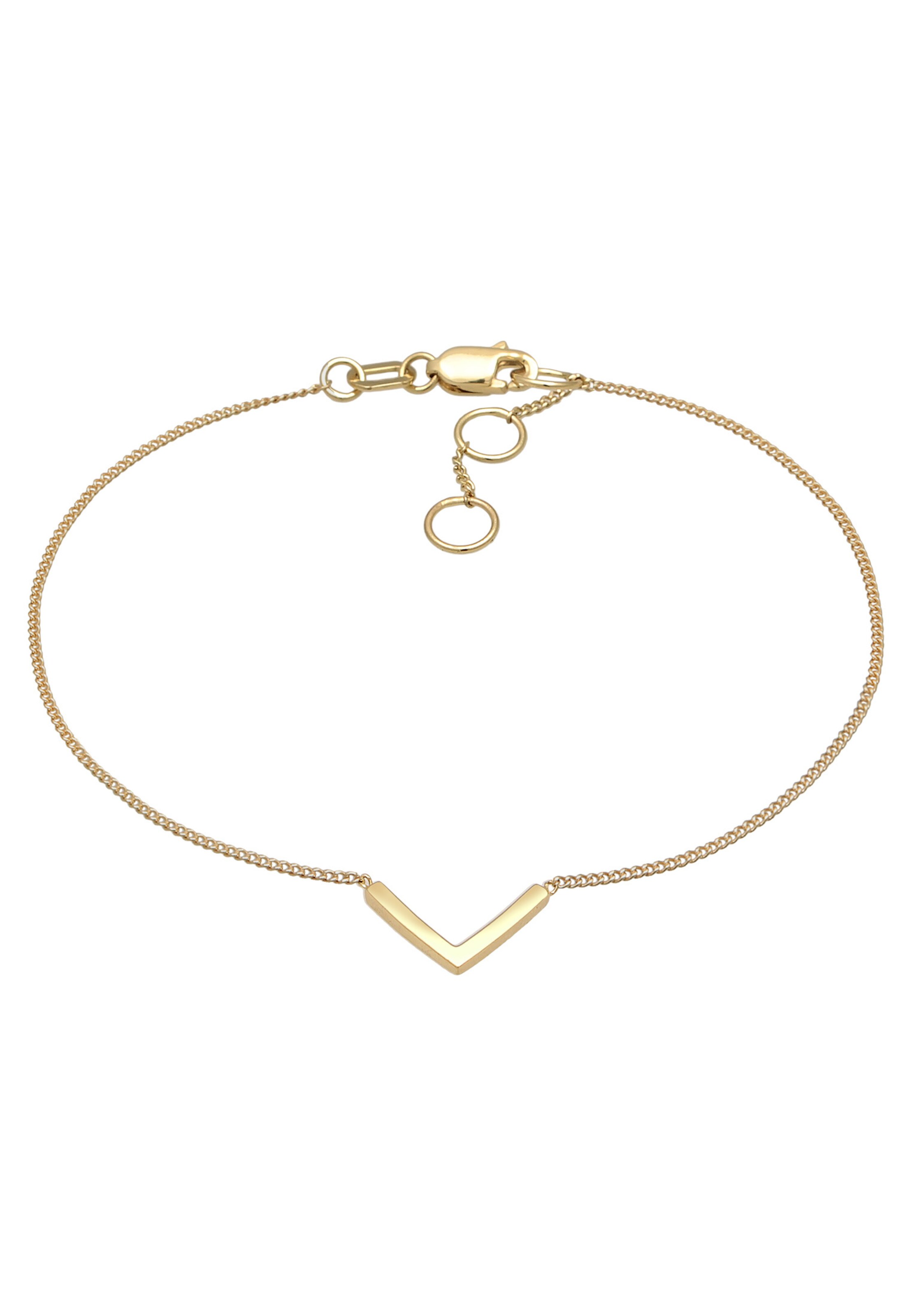 ELLI PREMIUM Armband in Gold: Vorderseite